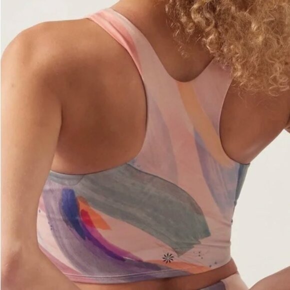 NWT Athleta Conscious Crop in Vibrance Orchid Pink-sz Small - Picture 2 of 9